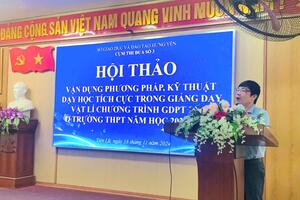 Hình ảnh Hội thảo môn Vật lí Cụm thi đua số 3